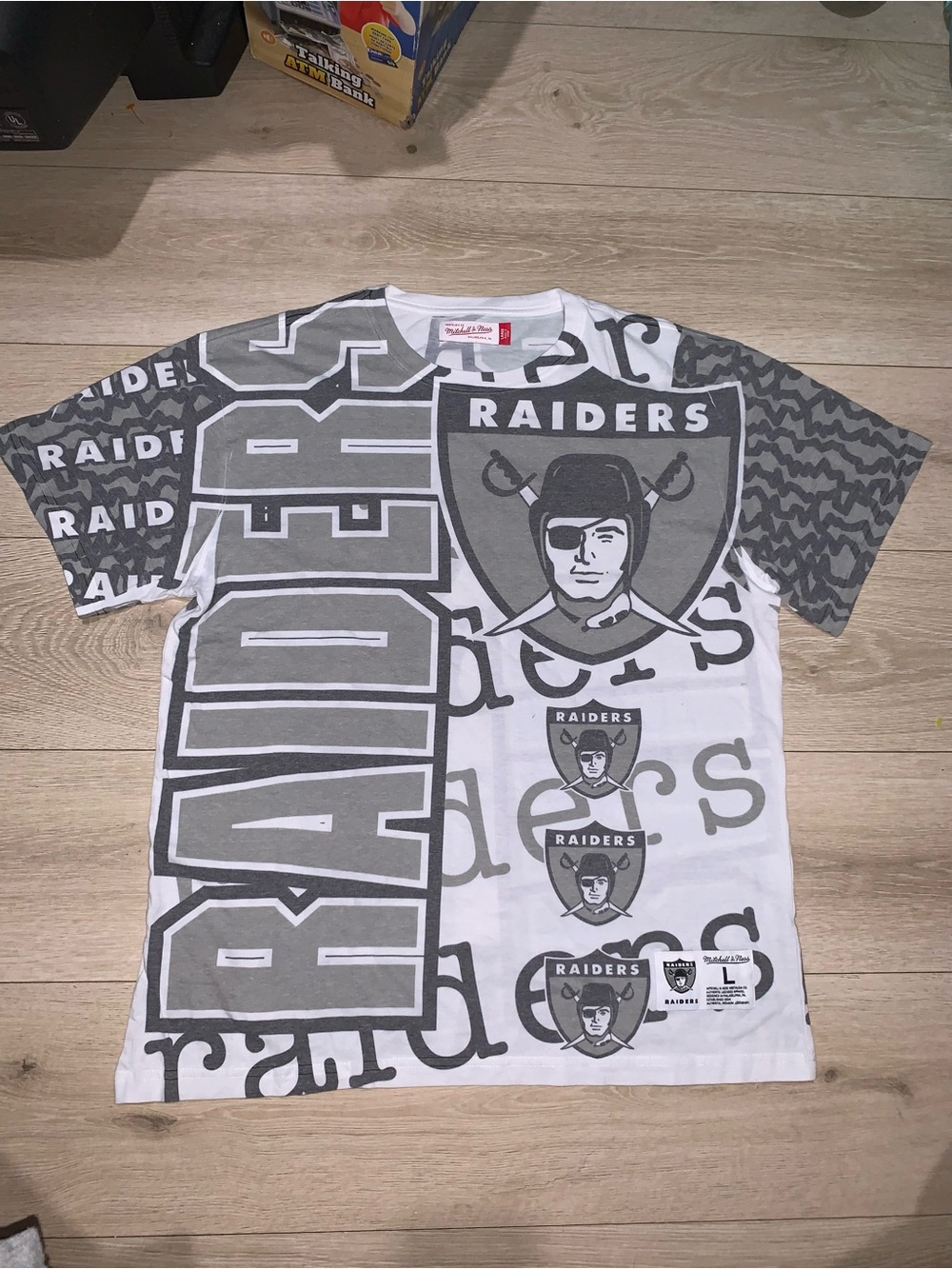 Mitchell & Ness Las Vegas Raiders Jumbotron 2.0 Sublimated T-shirt Size: Large